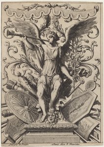 Berømmelse på et Trophy of Arms av Jean Lepautre