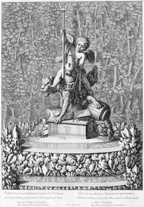 Fontene med rikdommens geni, Versailles, 1676 av Jean Lepautre