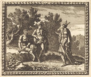 Midas med Apollo og Pan av Jean Lepautre