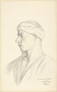 Portrett av en egyptisk fellah av Jean Leon Gerome