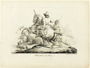 Slaktere i Roma av Jean Louis André Théodore Géricault