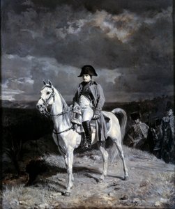 Rytterportrett av Napoleon I (1769-1821). Tegning av Ernest Meissonier (1815 -1891) av Jean Louis Ernest Meissonier