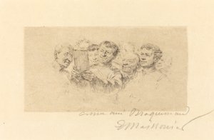 Elskerene av Jean Louis Ernest Meissonier