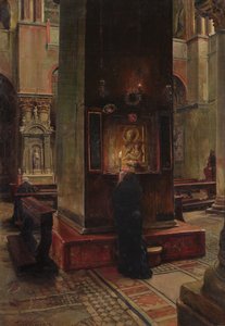 Madonna del Bacio ved San Marco, Venezia, 1882 av Jean Louis Ernest Meissonier
