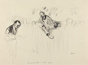 I Versailles juli 1919 av Jean Louis Forain