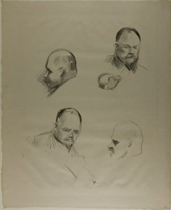 Ambroise Vollard, Fire skisser av Jean Louis Forain