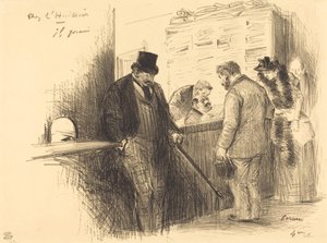 Hos namsmannen av Jean Louis Forain