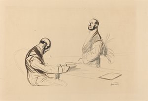 På konferansen, ca. 1919. av Jean Louis Forain