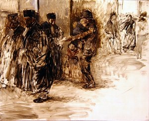 Ved hoffet (olje på lerret) av Jean Louis Forain