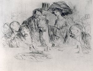 Ved gamblingbordet, 1925. av Jean Louis Forain