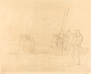 Golgata (første tallerken) av Jean Louis Forain