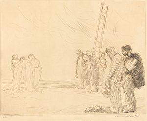 Golgata (andre tallerken) av Jean Louis Forain