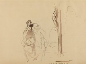Det var her jeg avsluttet presten, ca. 19141919. av Jean Louis Forain