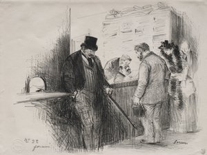 På Huissler. av Jean Louis Forain