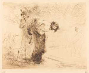 Kristus fratatt sine klær av Jean Louis Forain