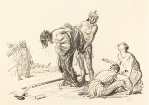 Kristus fratatt sine klær av Jean Louis Forain