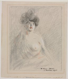 Courtesane, 1906. av Jean Louis Forain