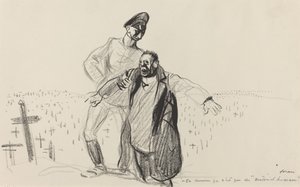 Kort sagt, det er bare «menneskelig materiale». av Jean Louis Forain