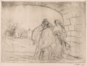 Møte under hvelvet. av Jean Louis Forain