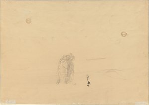 Figurer i et landskap (verso) av Jean Louis Forain