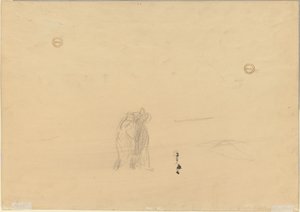 Figuren in einer Landschaft verso, ca. 1919 von Jean Louis Forain