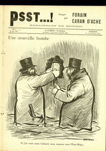 Illustrasjon av Jean-Louis Forain (1852-1931) i Psst...! av Jean Louis Forain