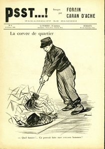 Illustrasjon av Jean-Louis Forain (1852-1931) i Psst...! av Jean Louis Forain