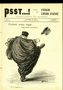 Illustrasjon av Jean-Louis Forain (1852-1931) i Psst...! av Jean Louis Forain
