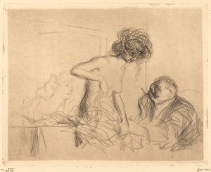 I et privat rom (første tallerken) av Jean Louis Forain