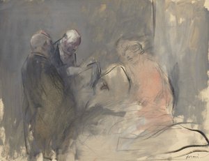 På sykehuset (recto) av Jean Louis Forain