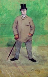 Jacques-Emile Blanche (1861-1942) 1884 (olje på kort)