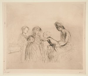 Madonna og barn av Jean Louis Forain