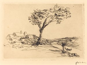 Landskap i omgivelsene til Versailles av Jean Louis Forain
