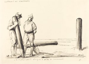 Fronten til Vincennes av Jean Louis Forain