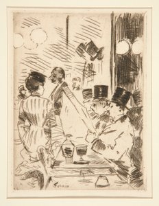 Kafeen i det nye Athen av Jean Louis Forain