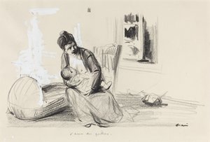Gothas time, ca. 19141919. av Jean Louis Forain