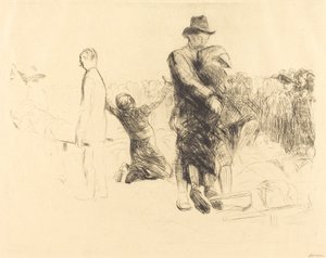 Lourdes, Transport av lammede av Jean Louis Forain