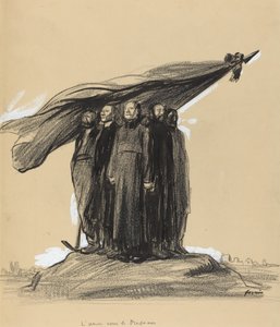 Die Vereinigung unter der Flagge, um 1914-1919 von Jean Louis Forain