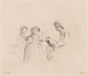 Madonna og barn av Jean Louis Forain