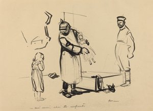Nach Paris. -moi aussi, chai des enfants, ca. 1914-1919 von Jean Louis Forain