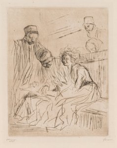 Lesing av advokatbrevet. av Jean Louis Forain