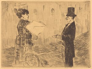 Der Blumenstrauß von Jean Louis Forain