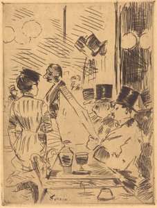 Kafeen i det nye Athen av Jean Louis Forain