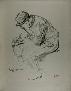 Klærne til krigsfangen av Jean Louis Forain