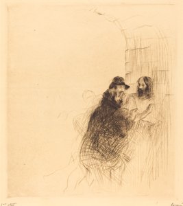 Møtet under buen (andre plate) av Jean Louis Forain