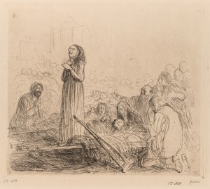 Miraklet før det hellige sakramentet. av Jean Louis Forain