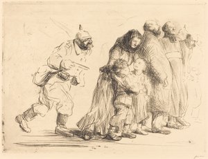 The Notables (stor tallerken) av Jean Louis Forain