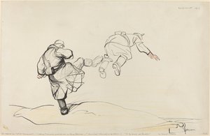 Inntaket av Fort Douaumont av Jean Louis Forain