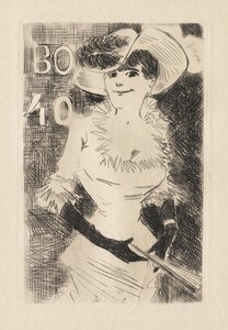 Der Spaziergänger, 1880-86 von Jean Louis Forain