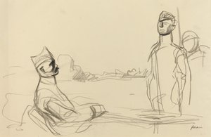 Mot rettferdighet, c. 19141919. av Jean Louis Forain